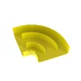 Panduit FRRA12X4LYL Accesorio para Canaleta de Cable, Amarillo, ABS/Policarbonato, 459 mm x 107,2 mm