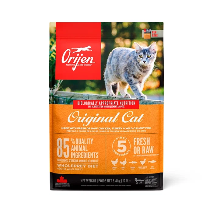 Orijen Alimento Húmedo para Gatos Feline Original - Comida Húmeda Rica en Proteínas con Pollo, Pavo y Pescado - 340 gr Orijen Alimento Húmedo para Gatos Feline Original - Comida Húmeda Rica en Proteínas con Pollo, Pavo y Pescado - 340 gr