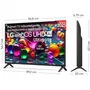 LG Televisor 43UA74006LB UHD 43" Smart TV 4K con webOS 25, Procesador α7 Gen8, HDR10, Game Optimizer y WiFi