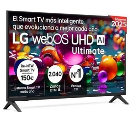 LG Televisor 43UA74006LB UHD 43" Smart TV 4K con webOS 25, Procesador α7 Gen8, HDR10, Game Optimizer y WiFi