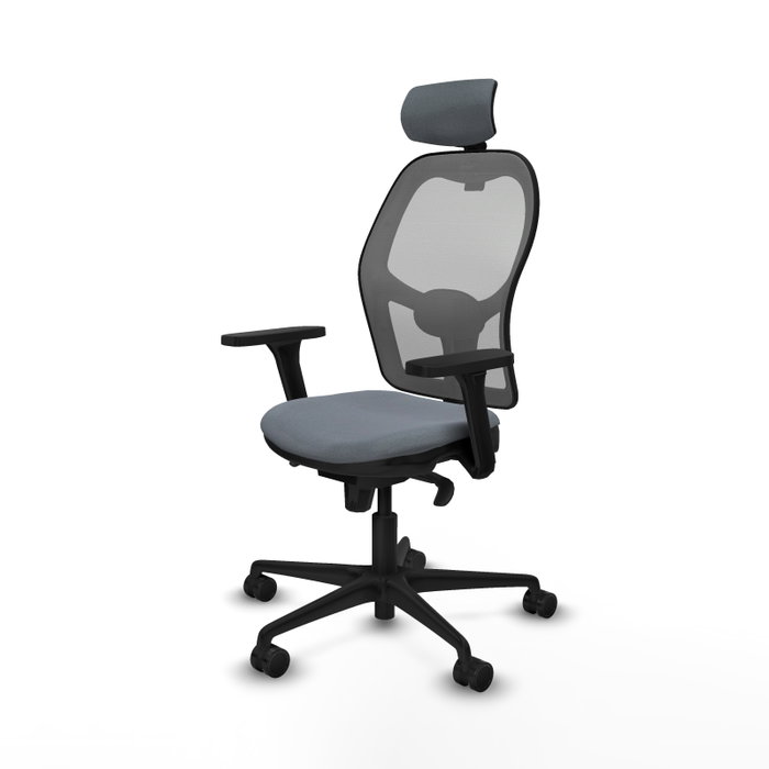 PIQUERAS Y CRESPO Silla de oficina Jorquera Gris con Mecanismo Sincro PIQUERAS Y CRESPO Silla de oficina Jorquera Gris con Mecanismo Sincro