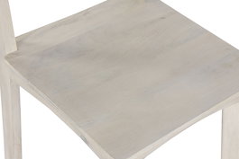 DKD Home Decor Silla Romantico Blanco Roto 45 x 85 x 45 cm (2 Unidades)