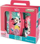 Safta Set Botella y Sandwichera + Cubiertos Minnie Mouse "Naive" 21x18x7cm