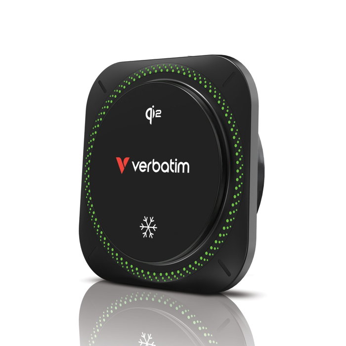Verbatim Charge´n´Drive Magnetic Wireless Car Charger Qi2 RGB 31860 Negro