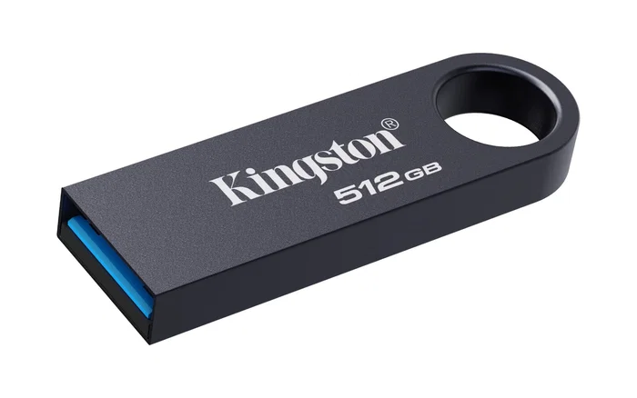 Kingston DataTraveler SE9 G3 USB 3.2 Gen 1 512GB - Unidad Flash USB Tipo A con Carcasa Metálica, Negro, Lectura 220MB/s, Escritura 100MB/s, ke-u2x512-1ac