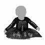 Atosa Disfraz Esqueleto con Vestido Corto Gris para Niña Bebé