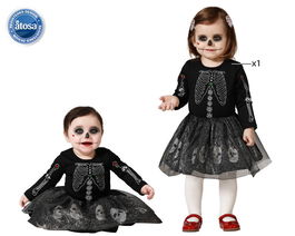 Disfraz para Niños Negro Esqueleto