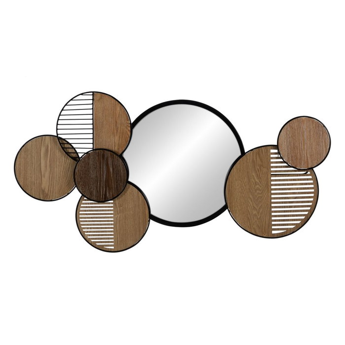 Ixia Mural de Pared Espejo Natural-Negro Metal 123,20 x 4,40 x 63,50 Ixia Mural de Pared Espejo Natural-Negro Metal 123,20 x 4,40 x 63,50