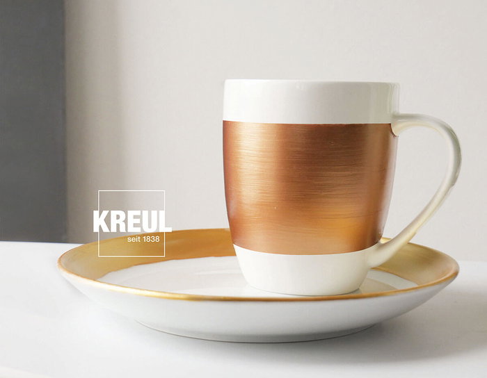 Kreul Pintura Glass&Porcelain Classic metálico plata 20ml
