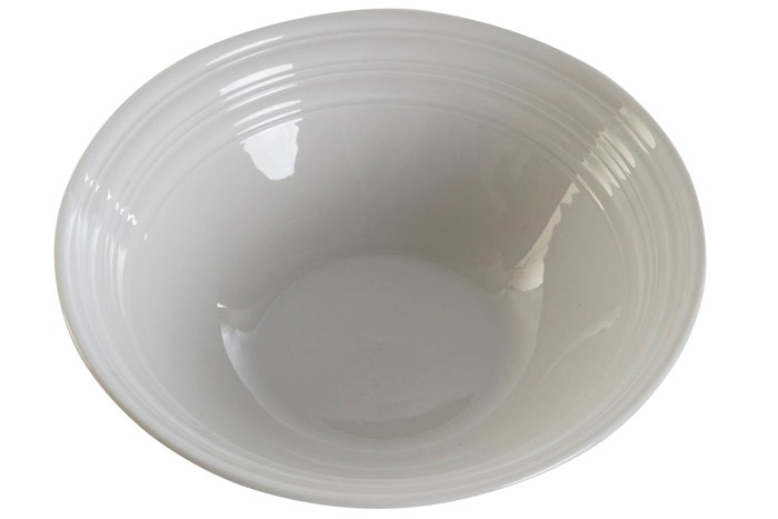 DKD Home Decor Set de 4 Cuencos de Porcelana Blanco 17x17x7 cm