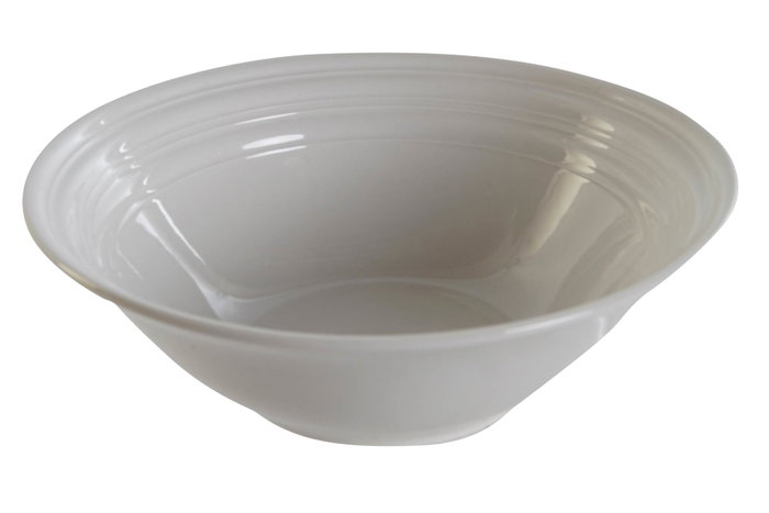 DKD Home Decor Set de 4 Cuencos de Porcelana Blanco 17x17x7 cm
