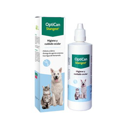 Stangest Optican Limpiador Ojos para Perros y Gatos, Solución Higienizante y Calmante, 125 mL