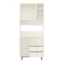 Hanah Home RE6-W Armario Multiusos Blanco 88x205x35.5 cm