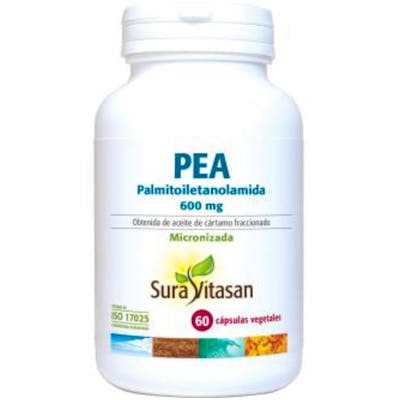 SURA VITASAN PEA Palmitoiletanolamida 600mg 60 Cápsulas SURA VITASAN PEA Palmitoiletanolamida 600mg 60 Cápsulas