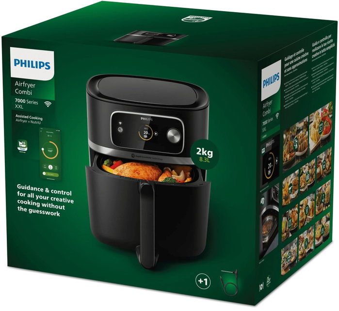 Philips Freidora de aire Series 7000 HD9880/90 Black XXL