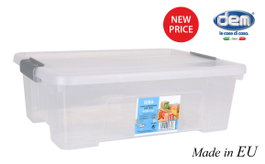Dem Caja de Almacenaje Kira 10L con Tapa (8 Unidades)