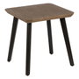 Ixia Mesa Auxiliar Natural-Negro de Madera y Metal