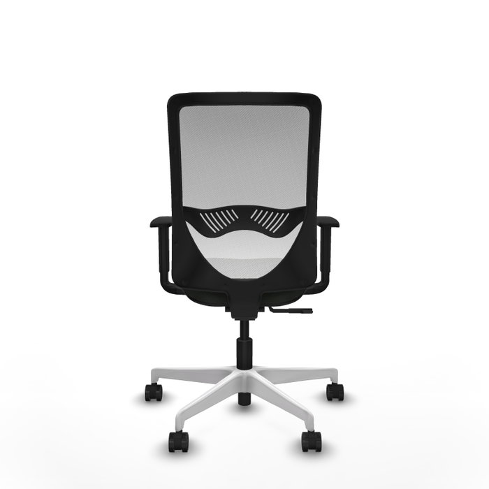 PIQUERAS Y CRESPO Silla de oficina Zulema con mecanismo Sincro, Negro y Blanco PIQUERAS Y CRESPO Silla de oficina Zulema con mecanismo Sincro, Negro y Blanco