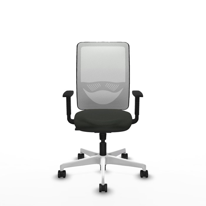PIQUERAS Y CRESPO Silla de oficina Zulema con mecanismo Sincro, Negro y Blanco PIQUERAS Y CRESPO Silla de oficina Zulema con mecanismo Sincro, Negro y Blanco