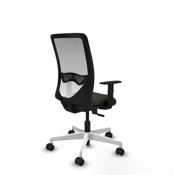PIQUERAS Y CRESPO Silla de oficina Zulema con mecanismo Sincro, Negro y Blanco PIQUERAS Y CRESPO Silla de oficina Zulema con mecanismo Sincro, Negro y Blanco