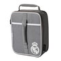SAFTA Bolsa Porta Alimentos Térmica con Tupper Real Madrid, Aislamiento de Alta Calidad, Revestimiento Thermaflect, Fácil de Limpiar, Incluye Contenedor para Sandwich (650 ml)