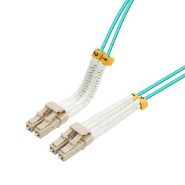 Lanview Cable de Fibra Óptica LC-LC Dúplex Multimodo OM3 LSZH Flexible 20m