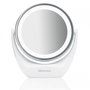 MEDISANA ESPEJO COSMÉTICO DE MESA - Espejo amplificador con iluminación LED, 10X aumento, con base estable