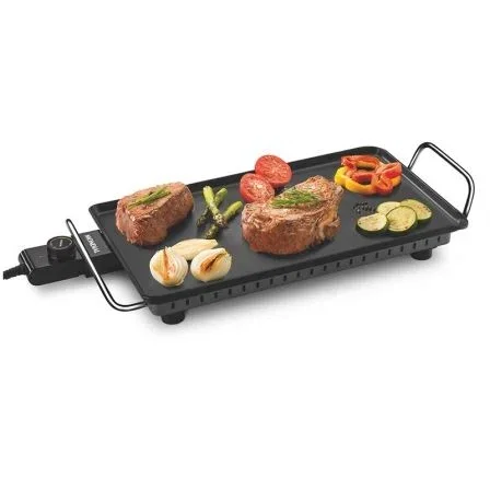 PLANCHA PARA ASAR MONDIAL TC-01 FAMILY - 2500W - 26*46CM - PARRILLA ALUMINIO 4MM - TERMOSTATO ALTA PRECISIÓN - COLOR NEGRO PLANCHA PARA ASAR MONDIAL TC-01 FAMILY - 2500W - 26*46CM - PARRILLA ALUMINIO 4MM - TERMOSTATO ALTA PRECISIÓN - COLOR NEGRO
