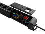 Lanberg Regleta SP1 5 tomas Schuko 1,5 m Negro