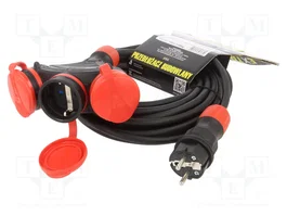 KEL Prolongador de alimentación H05RR-F 3G1,5mm2 10m