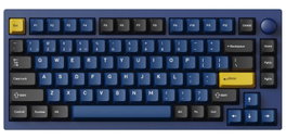 Keychron Lemokey P1P-O1 Teclado Mecánico Inalámbrico 75% Super Red Switch Navy Blue Distribución Polaca