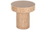 DKD Home Decor Mesita Auxiliar Mosaico Mocha Marrón