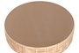 DKD Home Decor Mesita Auxiliar Mosaico Mocha Marrón