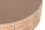DKD Home Decor Mesita Auxiliar Mosaico Mocha Marrón