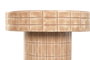 DKD Home Decor Mesita Auxiliar Mosaico Mocha Marrón