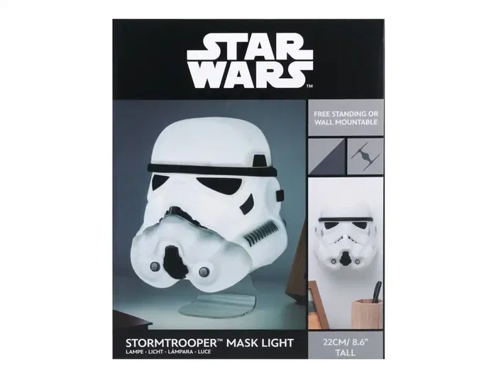 Paladone Lámpara de máscara Stormtrooper Star Wars Paladone Lámpara de máscara Stormtrooper Star Wars