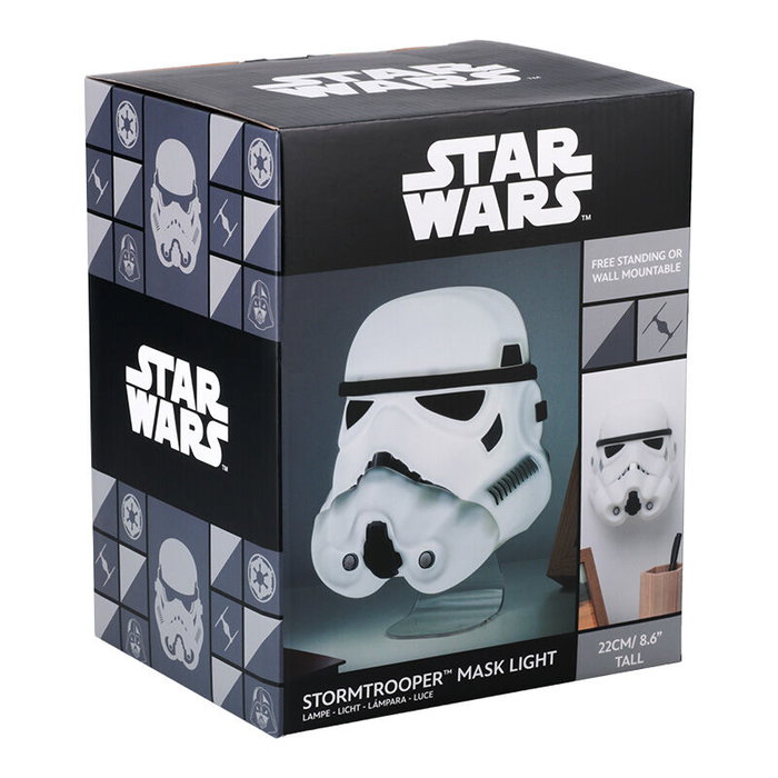 Paladone Lámpara Mascara Stormtrooper Star Wars Luz Led Decorativa