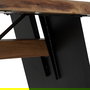 Mesa Comedor Madera-Metal Salón 260 X 100 X 77 cm