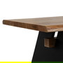 Mesa Comedor Madera-Metal Salón 260 X 100 X 77 cm