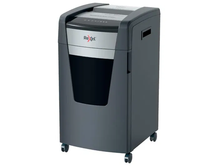 Rexel Destructora de Papel Momentum Extra XP422+ (22 Hojas, Corte Cruzado P-4) Negro-Plata