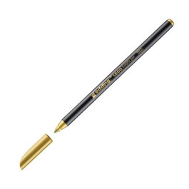 edding Rotulador 1200 trazo 1-3 mm color oro metalizado