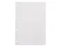 Liderpapel Recambio A4 PautaGuia 100 Hojas 75gr Cuadriculado Pautado 2,5mm con Margen y 4 Taladros