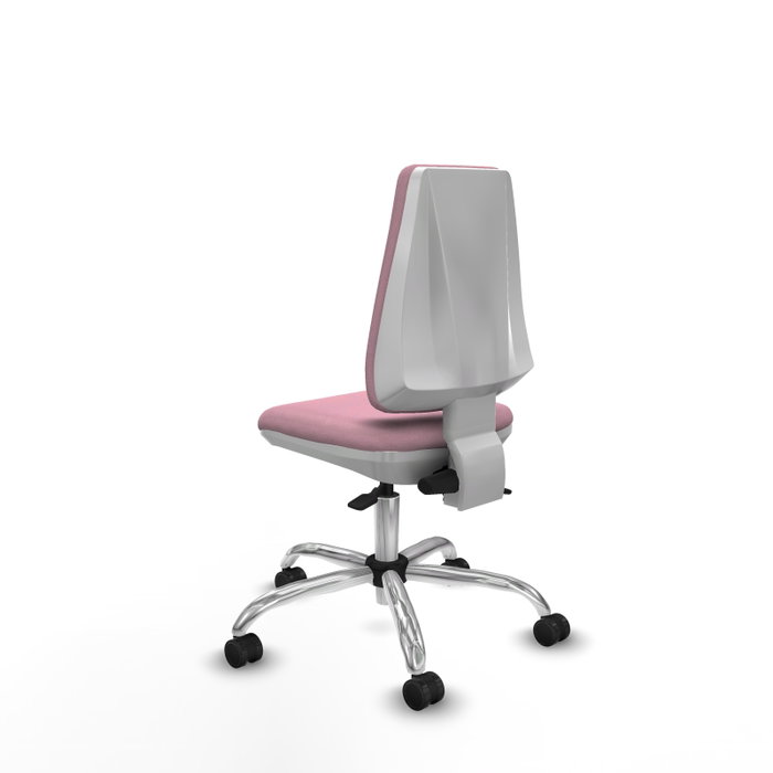PIQUERAS Y CRESPO Silla de oficina Elche Rosa con mecanismo Asincro