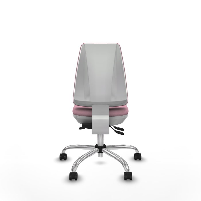 PIQUERAS Y CRESPO Silla de oficina Elche Rosa con mecanismo Asincro