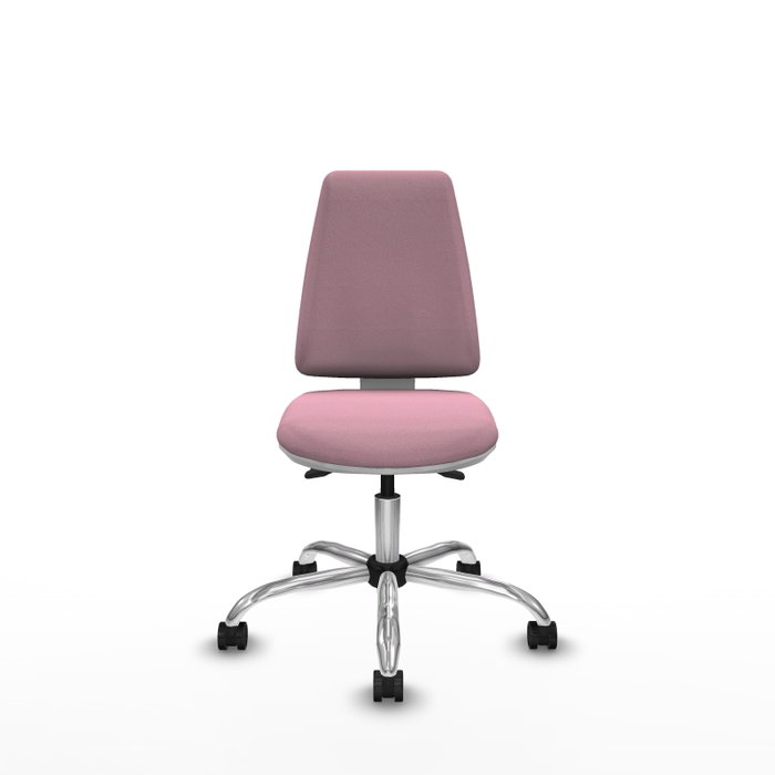 PIQUERAS Y CRESPO Silla de oficina Elche Rosa con mecanismo Asincro