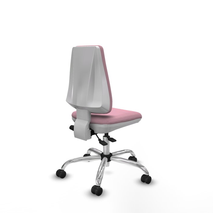 PIQUERAS Y CRESPO Silla de oficina Elche Rosa con mecanismo Asincro