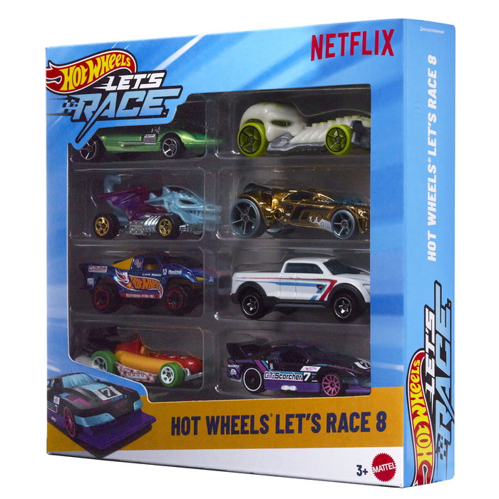 Hot Wheels Set de 5 vehículos Let's Race Escala 1/64
