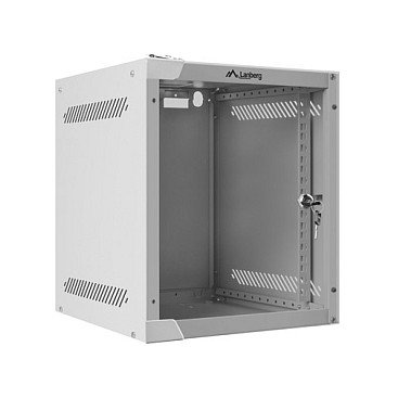 Lanberg Armario Rack de Pared 6U WF10-2306-10S 10 pulgadas Gris