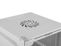 Lanberg Armario Mural Rack 10 Pulgadas 6U con Puerta de Vidrio y Ventilador Gris