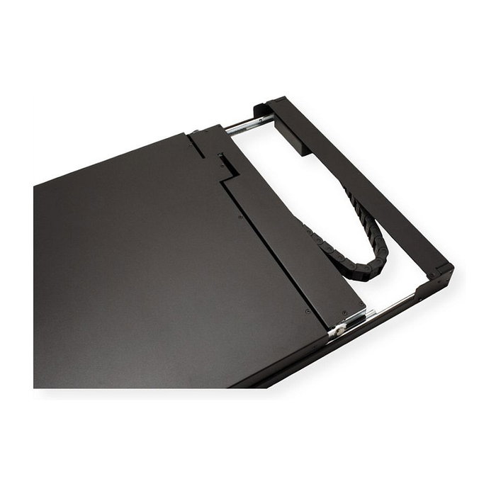 VALUE 19" (48,3 cm) Monitor TFT LCD KVM con Consola Rack 1U, Resolución 1366x768, Relación 16:9, USB, VGA, Teclado UK